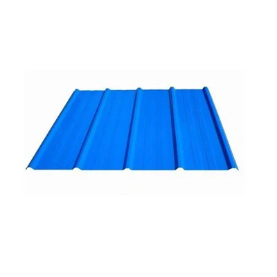 Hoja de acero coloreada